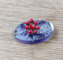 Load image into Gallery viewer, Eight Stone Sterling Silver 92.5 Wire Nosepin with Semiprecious stones ANARO FASHIONS