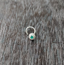 Load image into Gallery viewer, Sterling Silver 92.5 wire nosepin with semiprecious stones ANARO FASHIONS