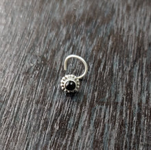 Load image into Gallery viewer, Sterling Silver 92.5 wire nosepin with semiprecious stones ANARO FASHIONS