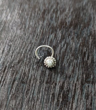 Load image into Gallery viewer, Sterling Silver 92.5 wire nosepin with semiprecious stones ANARO FASHIONS