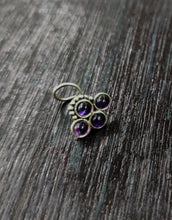 Load image into Gallery viewer, Four Stone sterling Silver 92.5 nosepins ANARO FASHIONS