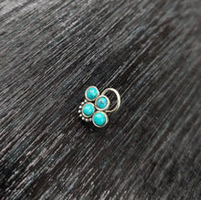 Load image into Gallery viewer, Four Stone sterling Silver 92.5 nosepins ANARO FASHIONS