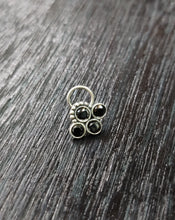 Load image into Gallery viewer, Four Stone sterling Silver 92.5 nosepins ANARO FASHIONS