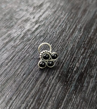Load image into Gallery viewer, Four Stone sterling Silver 92.5 nosepins ANARO FASHIONS