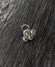 Load image into Gallery viewer, Four Stone sterling Silver 92.5 nosepins ANARO FASHIONS