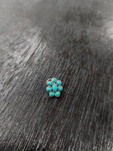 Load image into Gallery viewer, Eight Stones Eyes Nosepin sterling silver 92.5 ANARO FASHIONS