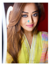 Load image into Gallery viewer, Flower Sterling Silver Nosepin with semiprecious stones ANARO FASHIONS