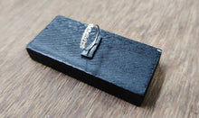 Load image into Gallery viewer, Shining Coloured Zircon Sterling Silver 92.5 Nosering ANARO FASHIONS