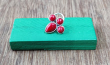 Load image into Gallery viewer, Beautiful four stones wire nosepins with semiprecious stones ANARO FASHIONS