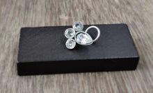 Load image into Gallery viewer, Beautiful four stones wire nosepins with semiprecious stones ANARO FASHIONS