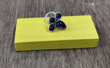 Load image into Gallery viewer, Beautiful four stones wire nosepins with semiprecious stones ANARO FASHIONS