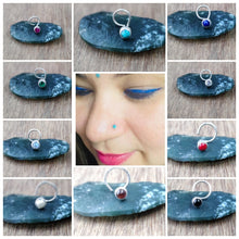 Load image into Gallery viewer, Sterling Silver Wire92.5  Nosepin ANARO FASHIONS