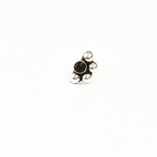 Load image into Gallery viewer, 10x7mm Half Moon Screw sterling Silver nosepin