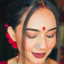 Load image into Gallery viewer, Moon wire nosepin ANARO FASHIONS