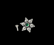 Load image into Gallery viewer, Star 16 mm Screw sterling Silver nosepin SW