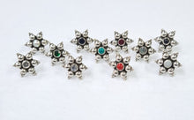 Load image into Gallery viewer, Star 16 mm Screw sterling Silver nosepin SW