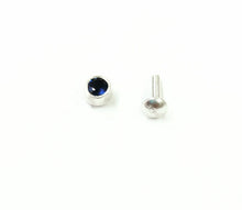 Load image into Gallery viewer, Plain Stone Screw sterling Silver nosepin