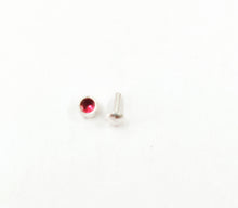 Load image into Gallery viewer, Plain Stone Screw sterling Silver nosepin