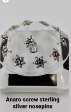 Load image into Gallery viewer, Star 16 mm Screw sterling Silver nosepin SW