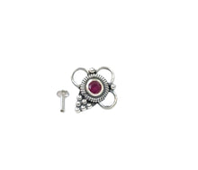 Load image into Gallery viewer, Handmade Manike Screw sterling Silver 92.5 nosepin