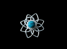 Load image into Gallery viewer, Flower Sterling Silver Wire92.5  Nosepin ANARO FASHIONS