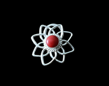 Load image into Gallery viewer, Flower Sterling Silver Wire92.5  Nosepin ANARO FASHIONS