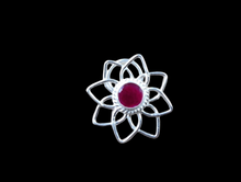 Load image into Gallery viewer, Flower Sterling Silver Wire92.5  Nosepin ANARO FASHIONS