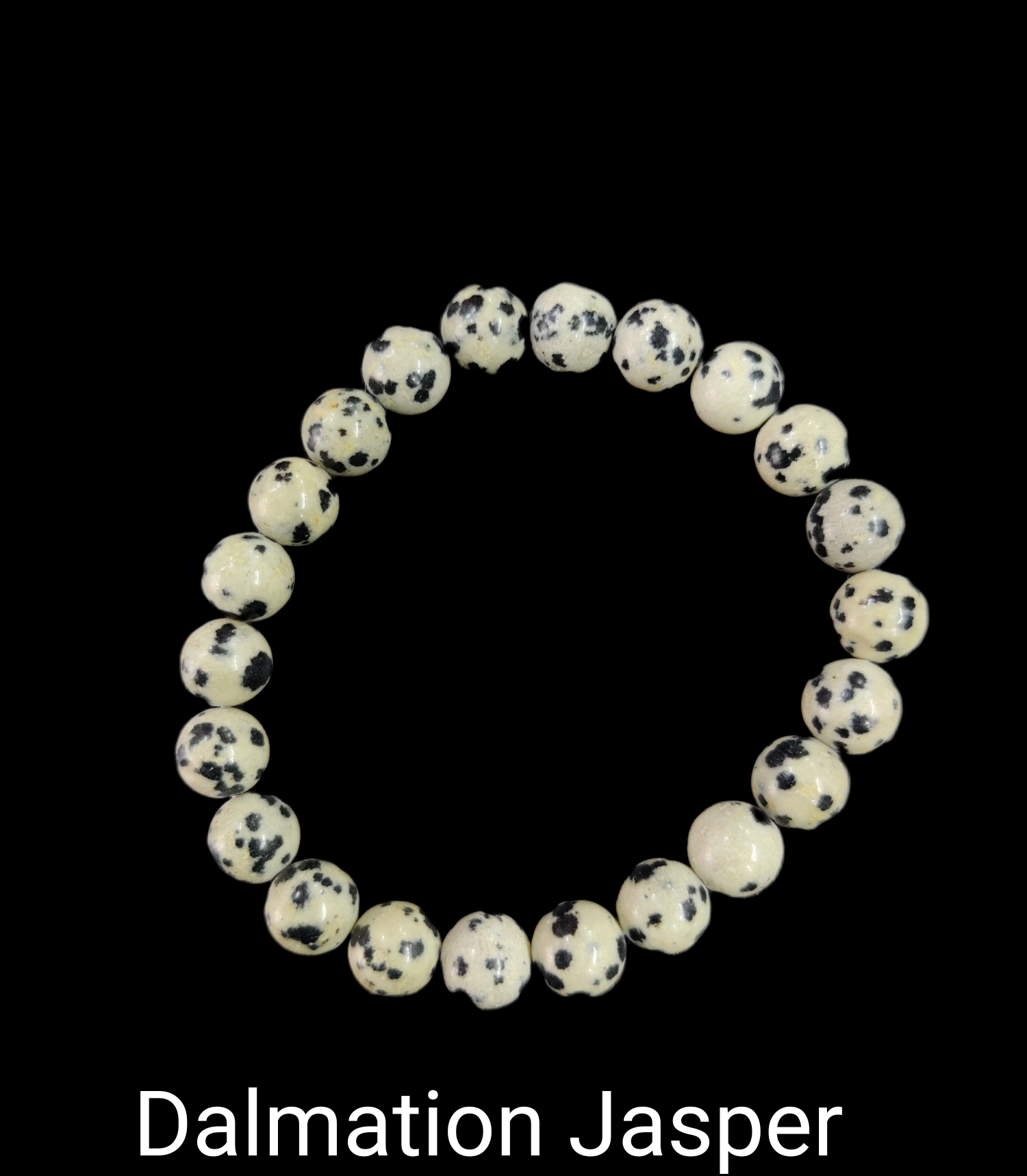Dalmation Jasper Unisex Stone Bracelet – ANARO FASHIONS