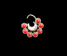 Load image into Gallery viewer, Moon wire nosepin ANARO FASHIONS