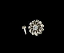Load image into Gallery viewer, Radma 13mm Stone Screw Sterling Silver Nosepin