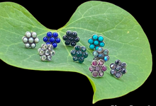 Load image into Gallery viewer, Hand made Jodha 12mm Screw sterling Silver 92.5 nosepin