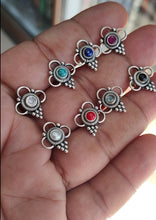 Load image into Gallery viewer, Handmade Manike Screw sterling Silver 92.5 nosepin