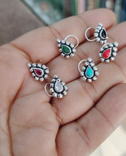 Load image into Gallery viewer, Handmade Wire sterling silver 92.5 nosepin