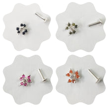Load image into Gallery viewer, Screw sterling Silver nosepin