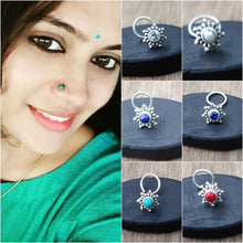 Load image into Gallery viewer, Sterling Silver Wire Nosepins ANARO FASHIONS