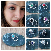Load image into Gallery viewer, sterling Silver Wire 92.5 Nosepin ANARO FASHIONS