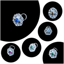 Load image into Gallery viewer, Roza sterling Silver  92.5 Wire Nosepin ANARO FASHIONS