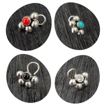 Load image into Gallery viewer, Moon Sterling Silver 92.5 wire Nosepin ANARO FASHIONS