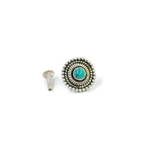 Load image into Gallery viewer, Pakizah Handmade 10mm Screw sterling Silver nosepin
