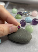 Load image into Gallery viewer, Sana 6mm. Stone Screw sterling Silver nosepin
