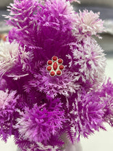 Load image into Gallery viewer, Adrika Handmade  eight stone sterling silver 92.5 screw nosepins with semiprecious stones
