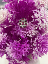 Load image into Gallery viewer, Adrika Handmade  eight stone sterling silver 92.5 screw nosepins with semiprecious stones
