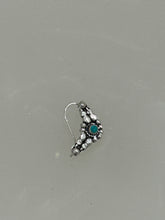 Load image into Gallery viewer, Handmade Nose Nath sterling silver 92.5 with semiprecious stones
