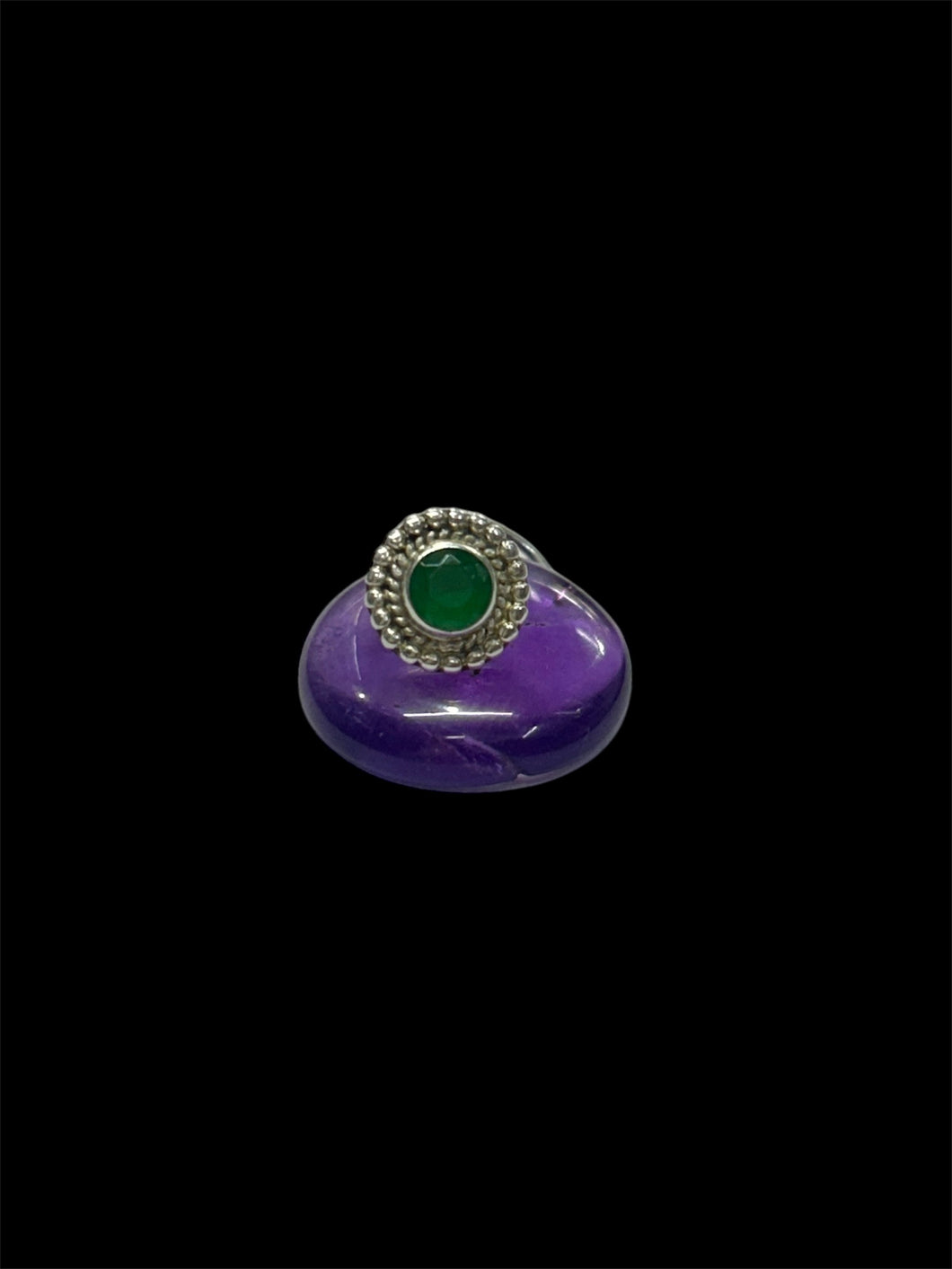 Pushpa 8mm  sterling silver 92.5 Wire Nosepin