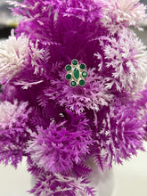 Load image into Gallery viewer, Adrika Handmade  eight stone sterling silver 92.5 screw nosepins with semiprecious stones
