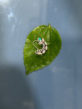 Load image into Gallery viewer, Handmade Nose Nath sterling silver 92.5 with semiprecious stones
