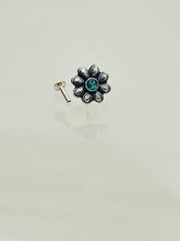 Load image into Gallery viewer, 11mm  Stone Screw sterling Silver nosepin
