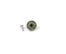 Load image into Gallery viewer, Pakizah Handmade 10mm Screw sterling Silver nosepin
