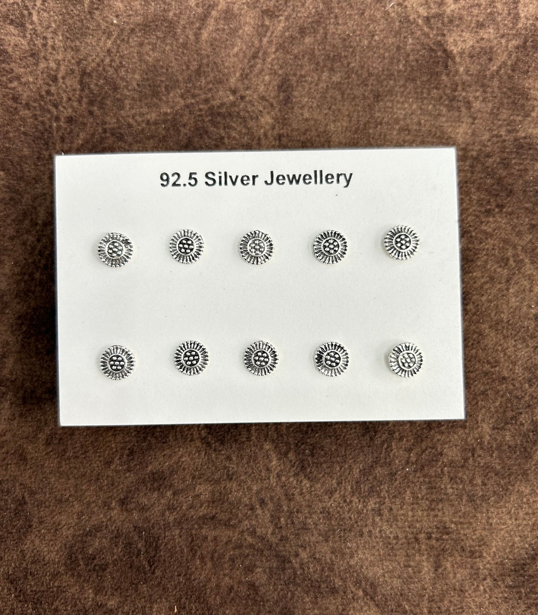 Round  Screw 6mm sterling Silver nosepin