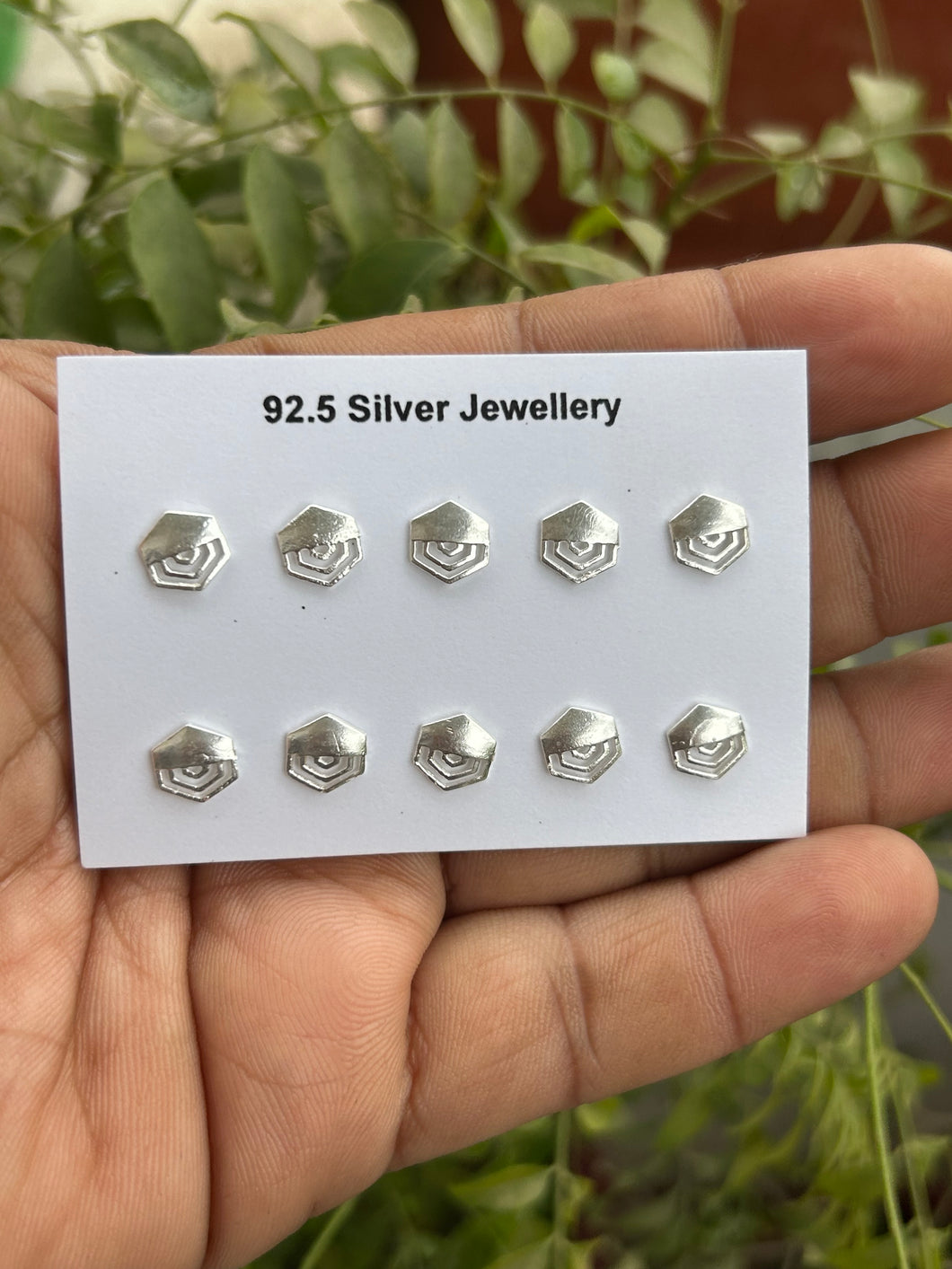 8mm Screw sterling Silver nosepin